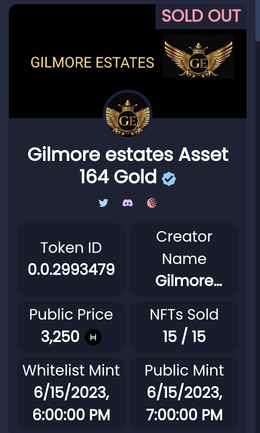 Gilmore Estates on Twitter "We are pleased to Announce, our Gold Level