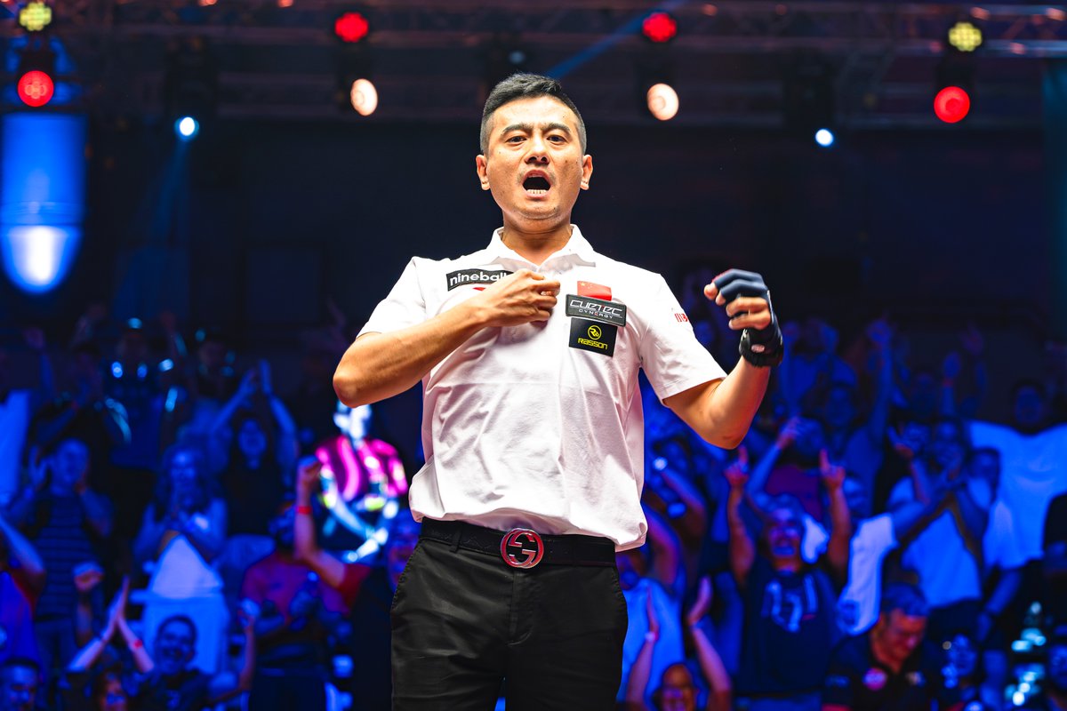 MatchroomPool's tweet photo. That winning feeling 😍

#SpanishOpenPool 🇪🇸 https://t.co/gQLe2UTCq5
