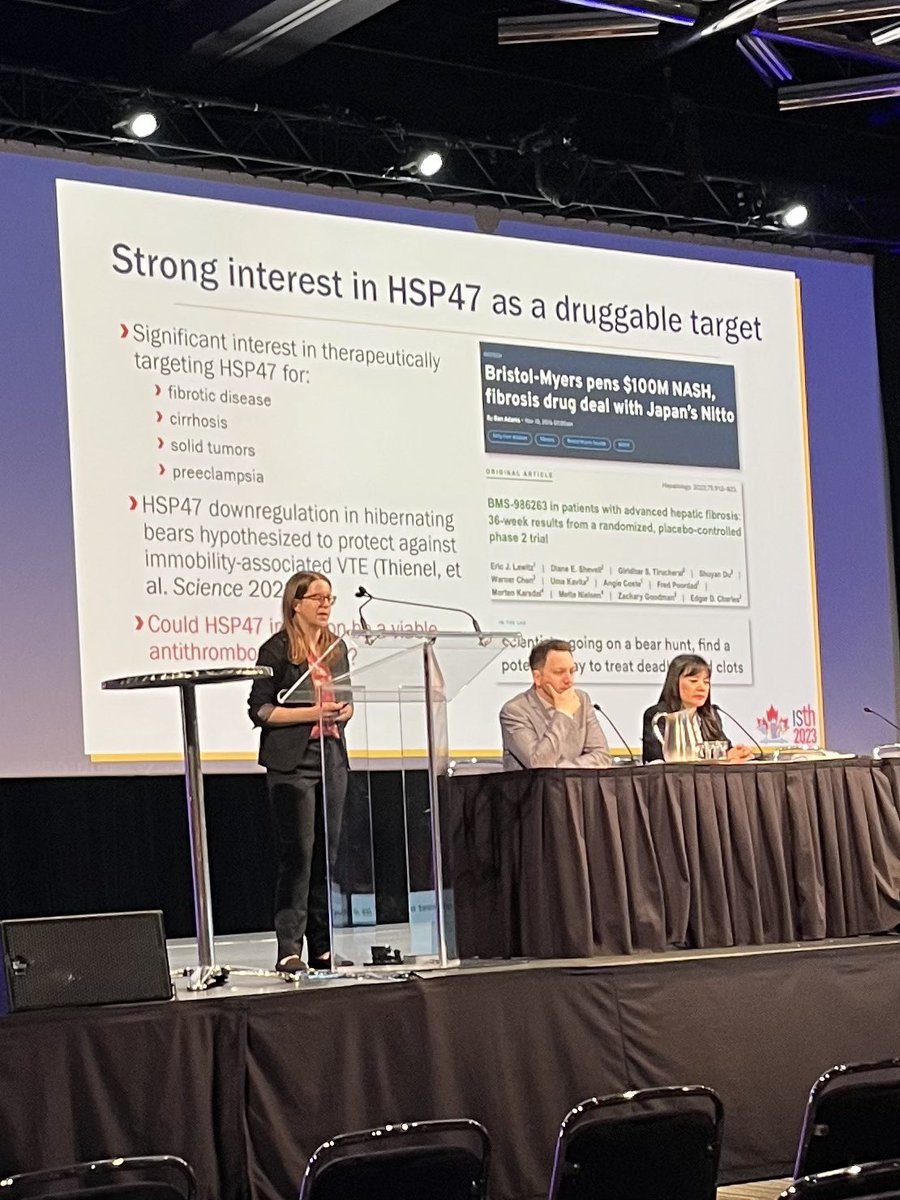 Hemostasis and Thrombosis, BIDMC (@hemethrombbidmc) on Twitter photo #ISTH2023 late-breaker!
Amelia Haj from the Bendapudi lab presents on rare germline LOF variants in SERPINH1 (HSP47) and increased risk of thrombosis <a href="/MGHPathology/">MGH Pathology</a> <a href="/broadinstitute/">Broad Institute</a> #ISTH2023 late-breaker!
Amelia Haj from the Bendapudi lab presents on rare germline LOF variants in SERPINH1 (HSP47) and increased risk of thrombosis <a href="/MGHPathology/">MGH Pathology</a> <a href="/broadinstitute/">Broad Institute</a>