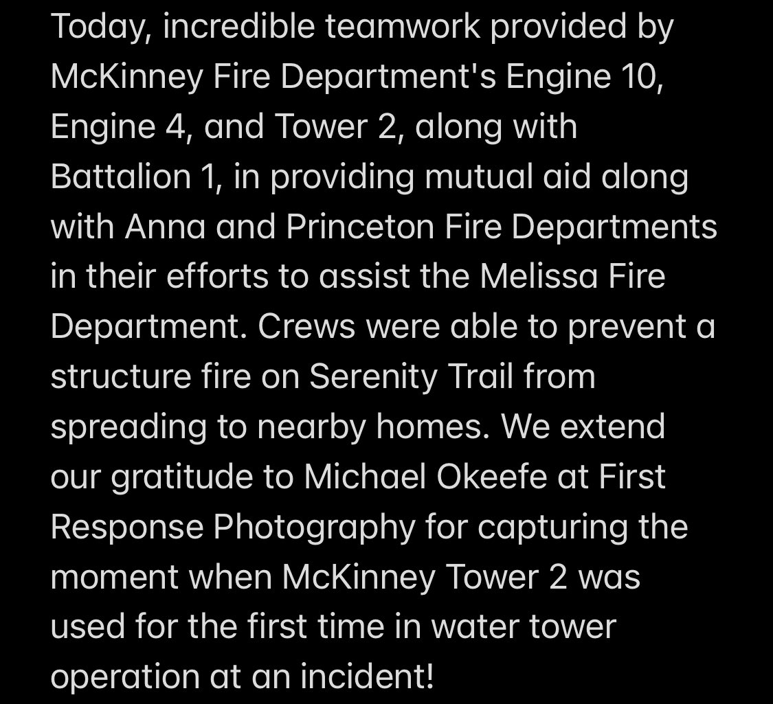 Professional Fire Fighters of McKinney, Local 2661 tweet media
