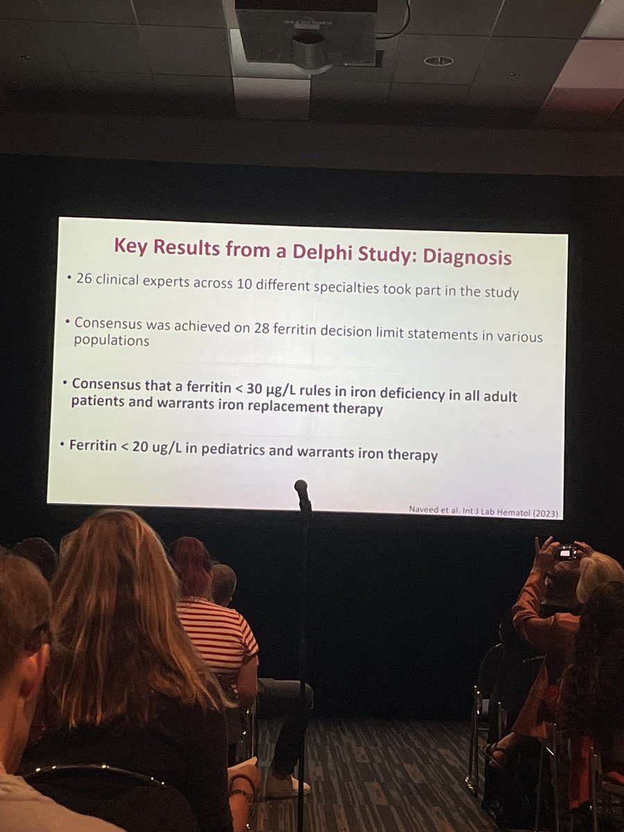 Let’s talk about iron deficiency. It is a HUGE and ignored problem. @sholzberg is bringing some 🔥. 

#Hemetwitter we need to do better!

#ISTH2023