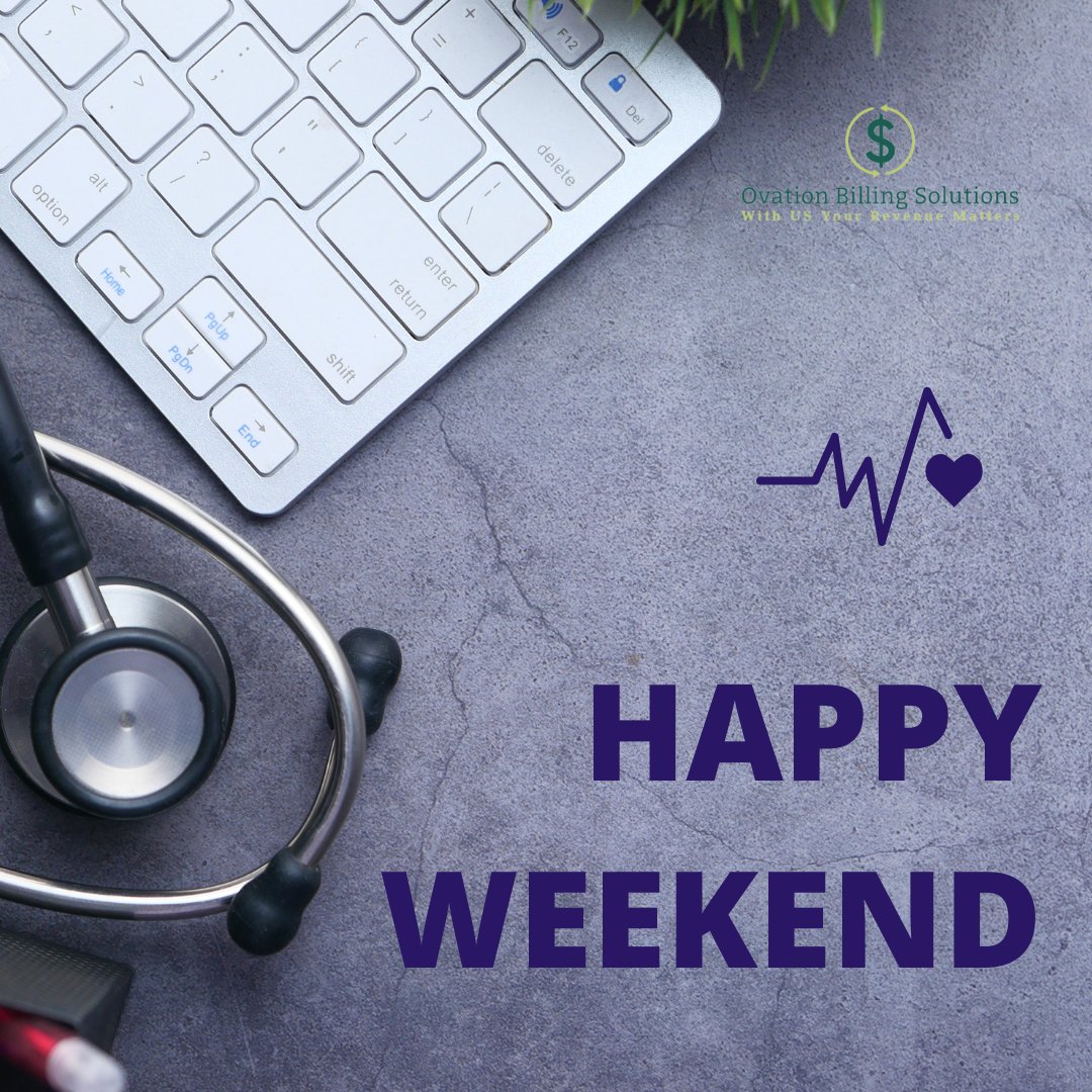 Happy Weekend!!

For more info, visit at - ovationbilling.com

#doctors #medicalbilling #service #optimize #medicalbillingservices #medicalbillingaudit #medicalbillingoutsourcing #medicalbillingcompany #healthcaretech #healthcare