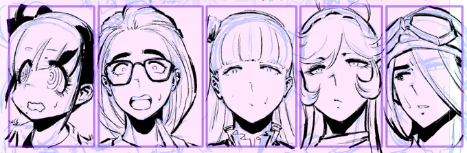 WIP. 全部オリキャラです。  They are all OCs.