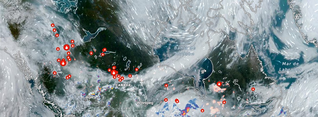 ferrandalmau78's tweet photo. #CanadaFires #CanadaWildfires 

Supera las 7,4 millones de hectáreas quemadas

14 #IIFF nuevos hoy

470 #IncendiosForestales en curso
243 fuera de control
88 estabilizados
139 controlados

La magnitud de este episodio es descomunal... fuegos simultáneos con cientos de miles de ha https://t.co/N5w0ZoWXER