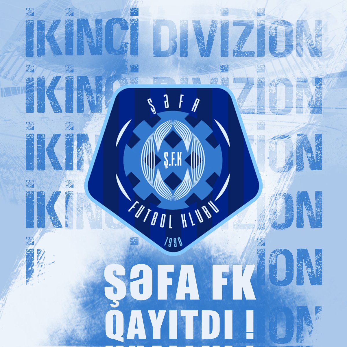fcshafa's tweet photo. "Şəfa" Futbol Klubu olaraq qayıtdıq! Gördüyümüz işlər, atdığımız böyük addımlar bəhrəsini verməkdədir. Artıq yeni mövsümdən "2-ci Divizion" liqasında çıxış edəcəyik!

Qeydiyyat üçün:
☎️+994 12 488 19 98
📱+994 50 207 35 57 (wp) https://t.co/WFLtRJzHNz