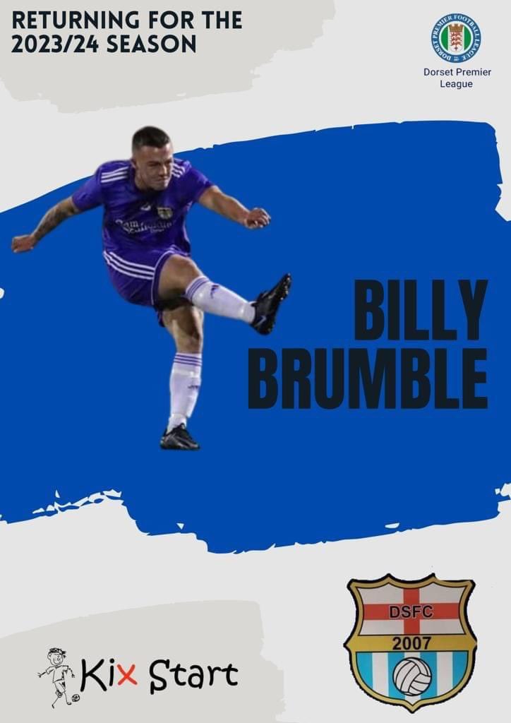 DorchSports's tweet photo. After a year out with a knee injury we welcome back Billy Brumble for the new season, billy was in fine form before his injury and we're all looking forward to more.

COUS 💙⚽ https://t.co/6FYbuOJvnq