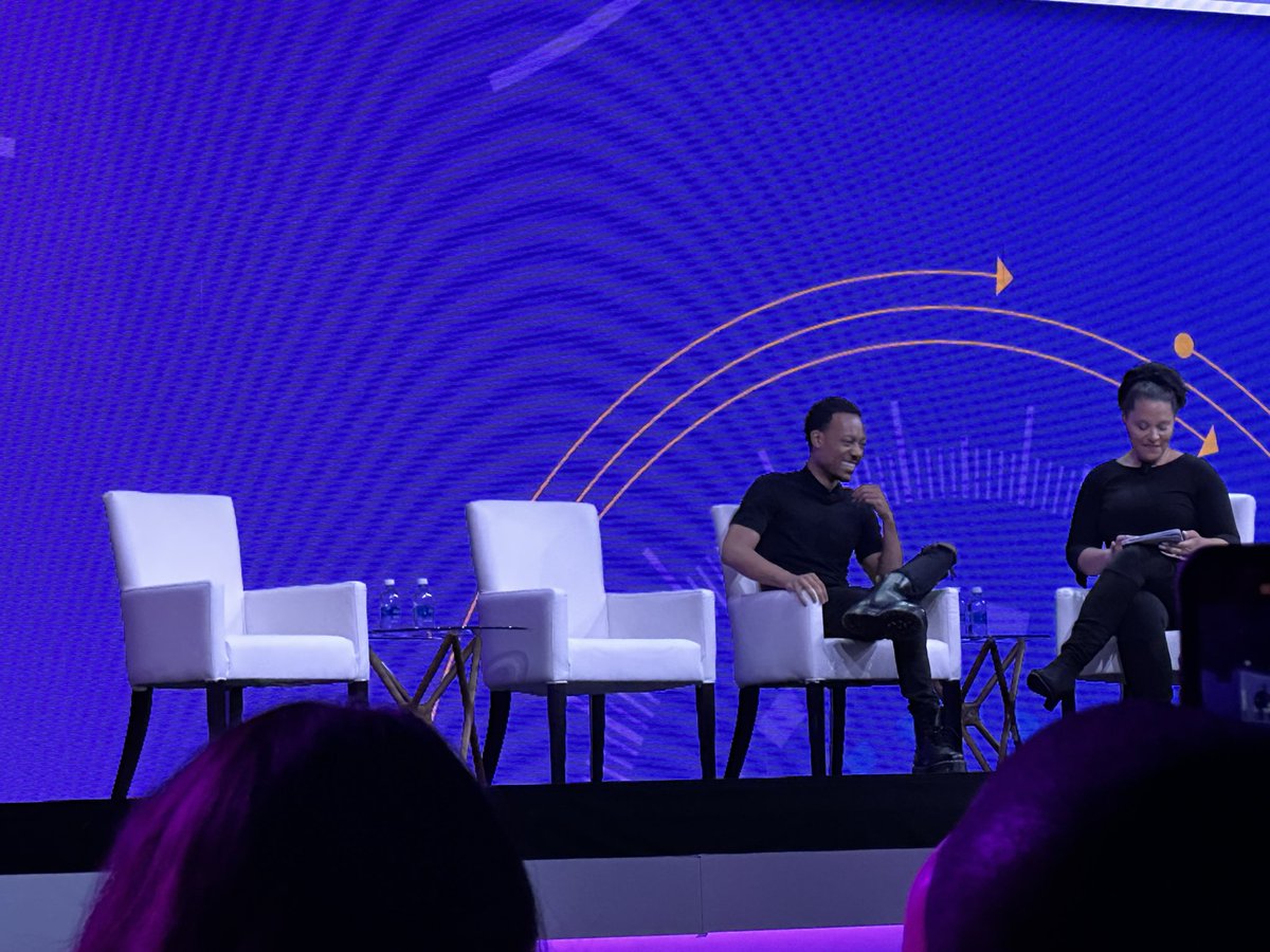 Thank you for advocating for us educators, Tyler James Williams 🩵 #ISTELive23