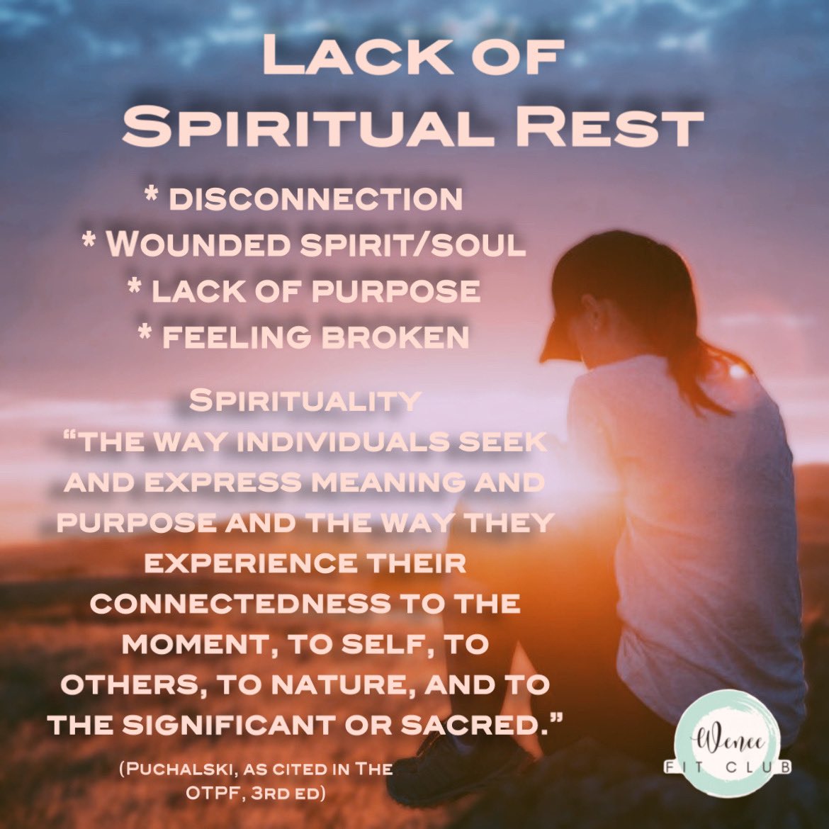 WeneeFitClub's tweet image. Our Rest series continues with - Spiritual Rest

For many, spirituality gives us meaning/purpose, but do we take time to rest our spirit?

⬇️What can that look like? ⬇️

#WeneeRestWknd #SCLSaturday #SelfCareSunday #WeneeFitClub #WONHO #WENEE @official__wonho @official_WH_jp
