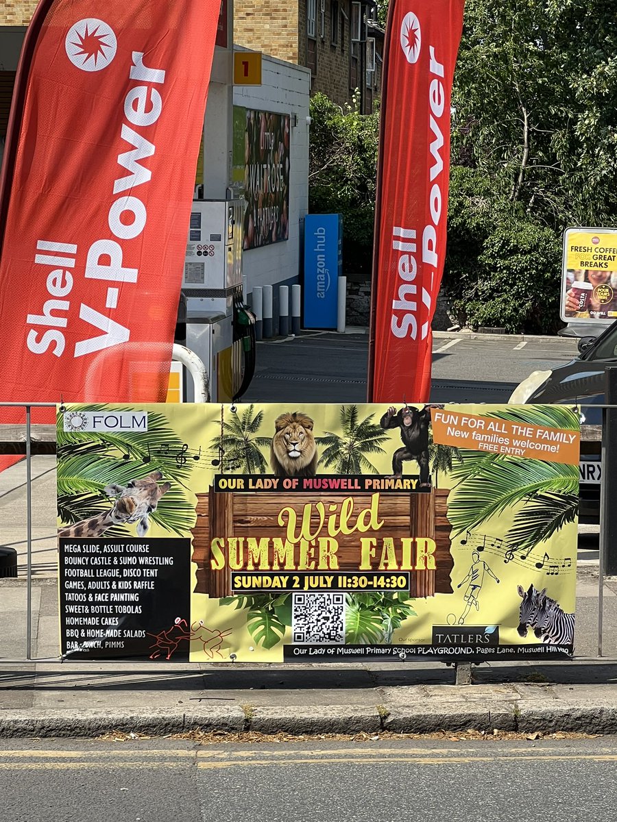 Come to our Wild Summer Fair on Sunday 2 July, kick off 11:30, free entry&amp;lots of fun for all the family, wild slide, bouncy castle￼, assault course, sumo wrestling, football league, Ms Katsy’s disco, bingo, BBQ and home made salads, cakes, smoothies, tombolas&amp; much more 🥳🎊🎉