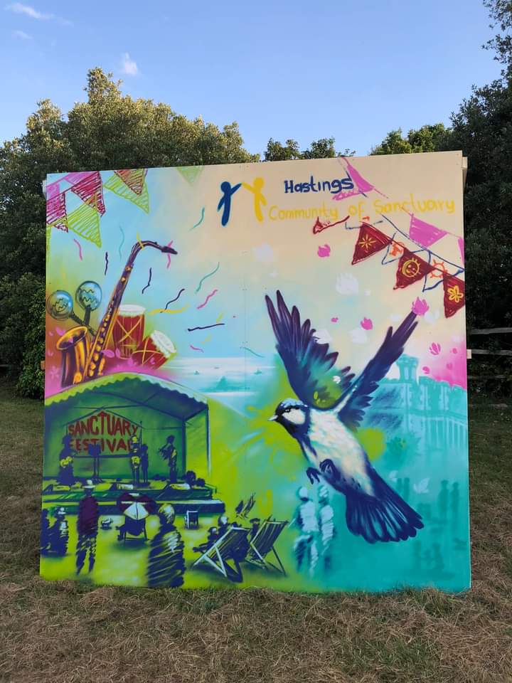 Wow what a day! This portrait of the festival by the brilliant Abraham captures it beautifully.

So many thanks yous to be done properly later but for now, one huge THANK YOU to everyone who helped make Sanctuary Festival possible.

Love, joy and solidarity to you all. ❤️