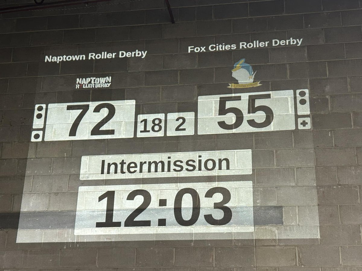 Wow, such a great afternoon of derby with our new friends at Fox Cities Roller Derby!! 🦊
Thank you for the great first-time competition and to everyone on and off skaters that helped officiate today's action. Derby isn't possible without all of you. ❤️🖤