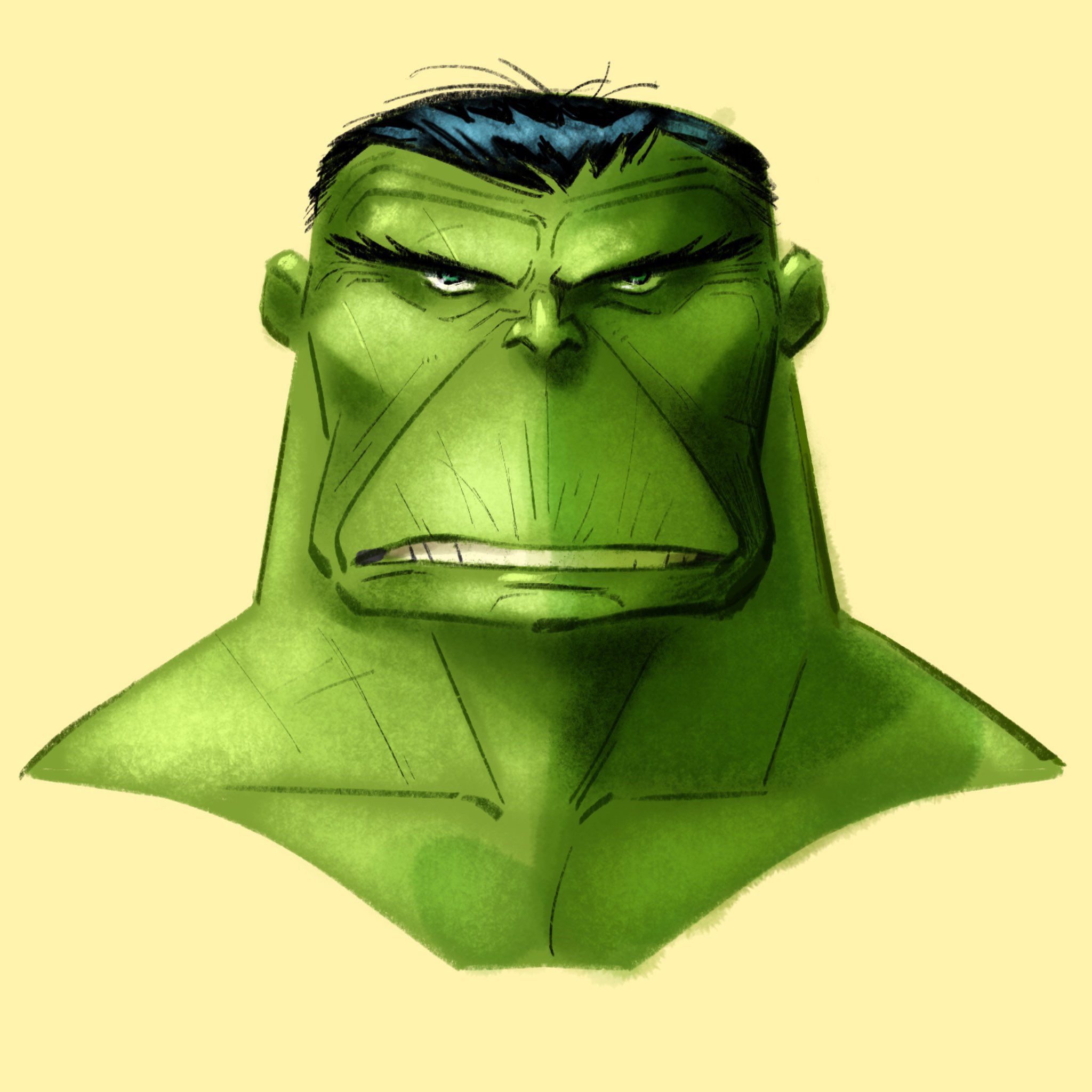The Incredible Hulk : r/drawing