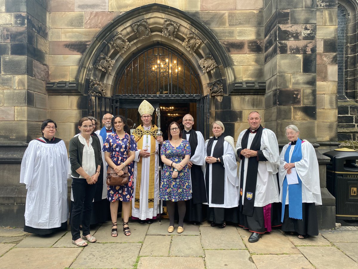 Fabulous to welcome <a href="/revdlouisjj/">Louis Johnson</a> to <a href="/LancasterPriory/">Lancaster Priory</a> <a href="/cofelancs/">The CofE in Lancashire (Blackburn Diocese)</a> this evening! A new phase of mission for our ministry team and parish! <a href="/BpBlackburn/">Bishop Philip</a>