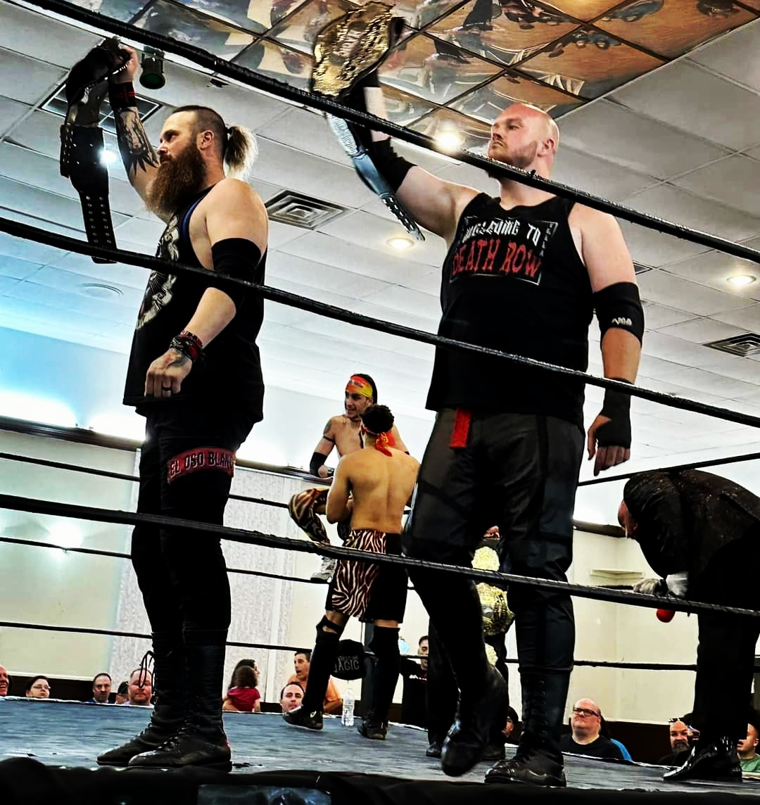 Straight Killers. 💀 🐻‍❄ #deathrow @JohnTellaSucks @WrestlingMagic