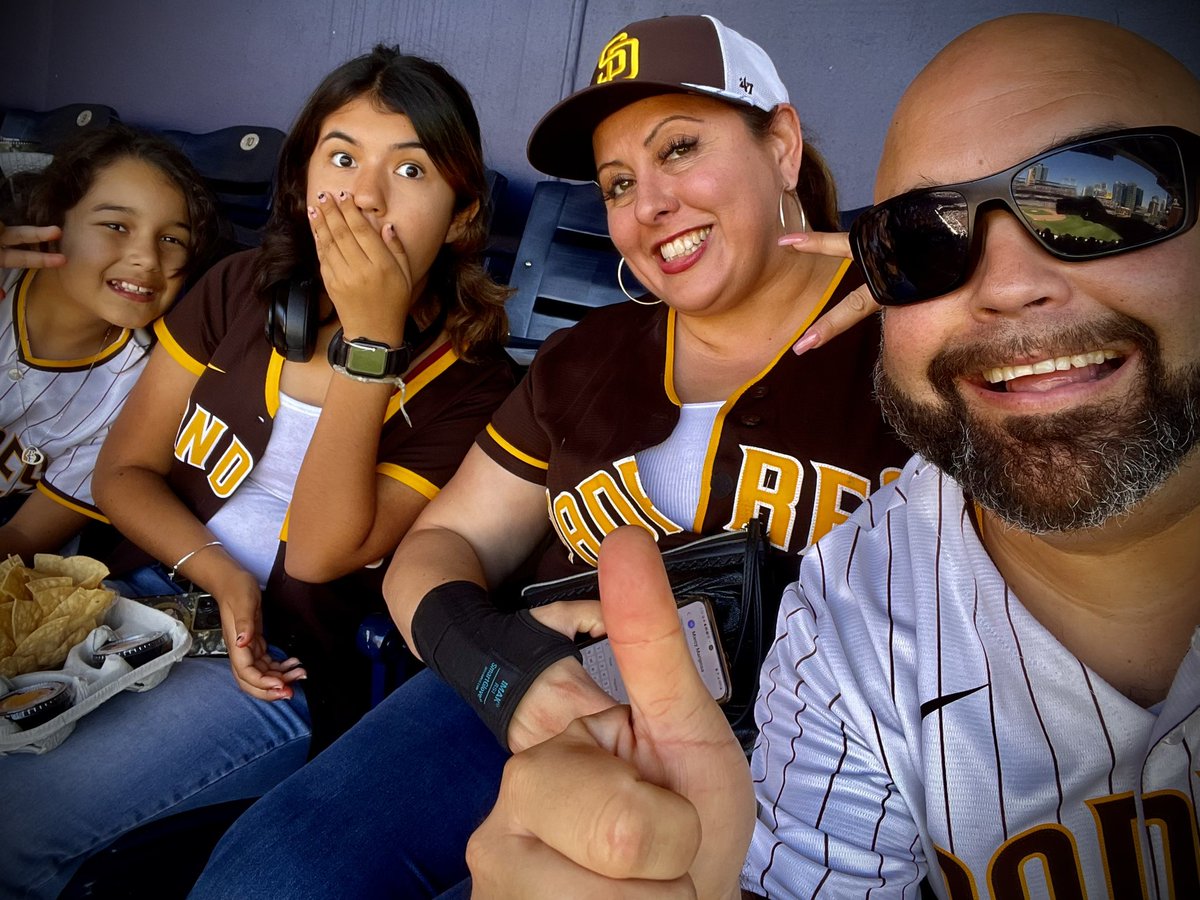 Sunday Padres game! #Bringingthegold #padres #lospadres