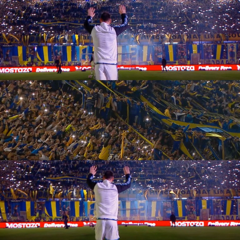 El espectacular recibimiento a Lionel Messi en La Bombonera. La ovación fue ensordecedora. Ayer, en Rosario. Hoy, en Buenos Aires. El cariño que el GOAT está recibiendo en su tierra es el que siempre mereció. HONOR AL MÁS GRANDE DE TODOS.