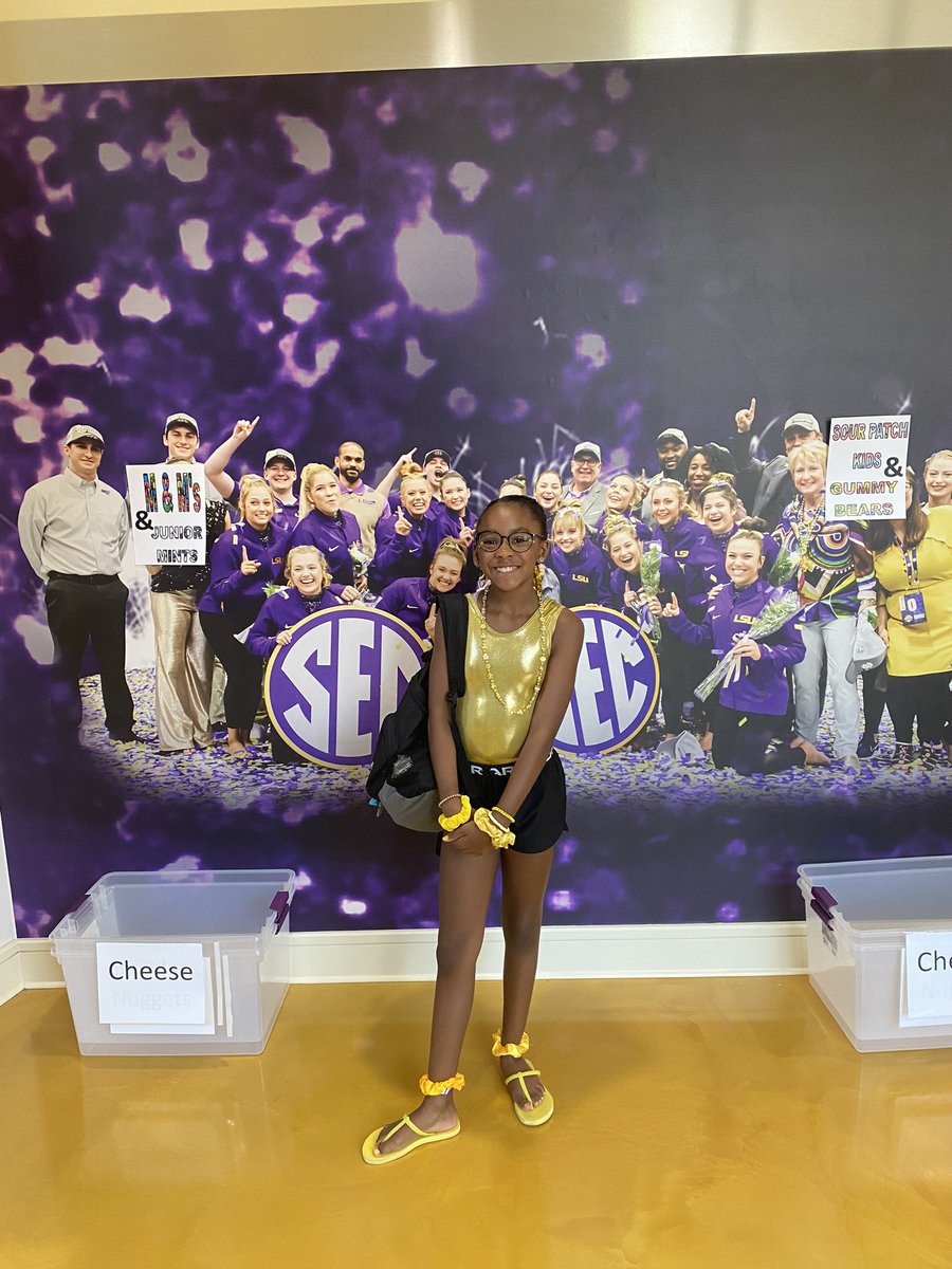 chrispickney's tweet photo. @LSUgym Camp 2023! She’s super excited! #GeauxTigers https://t.co/IYFh0h0epj