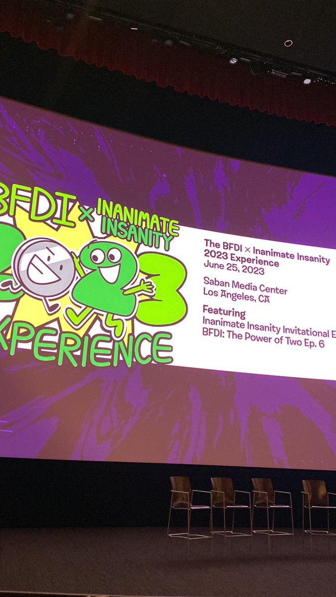 BFDI & Inanimate Insanity 2023 EXPERIENCE Events