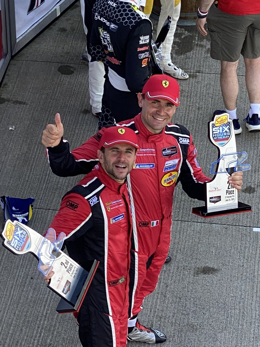 Risi Competizione (@risicomp) on Twitter photo And <a href="/DanielSerra29/">Daniel Serra</a> and <a href="/rigondavide/">Davide Rigon</a> take to the podium at Watkins Glen International 2023💪
#risicompetizione #longmaywedrive #ferrariraces And <a href="/DanielSerra29/">Daniel Serra</a> and <a href="/rigondavide/">Davide Rigon</a> take to the podium at Watkins Glen International 2023💪
#risicompetizione #longmaywedrive #ferrariraces