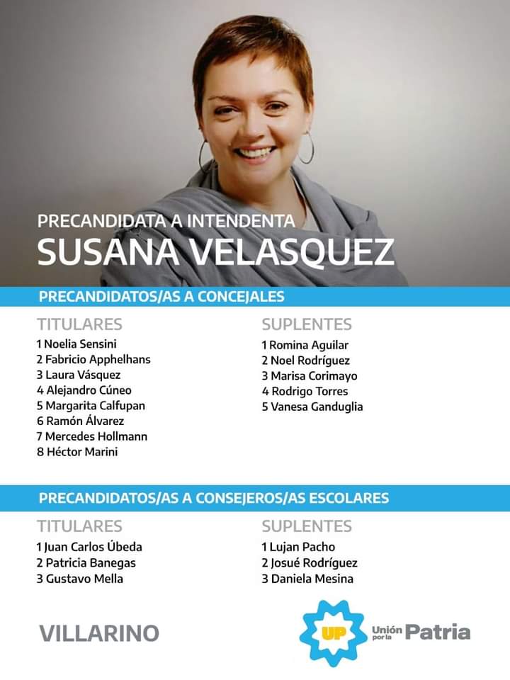 Esta es Nuestra Lista de  de Unidad en Villarino. Orgullosa de esta construcción colectiva y del compromiso de cada una y cada uno de los Precandidatos.💙
<a href="/SergioMassa/">Sergio Massa</a> 
<a href="/Kicillofok/">Axel Kicillof</a>