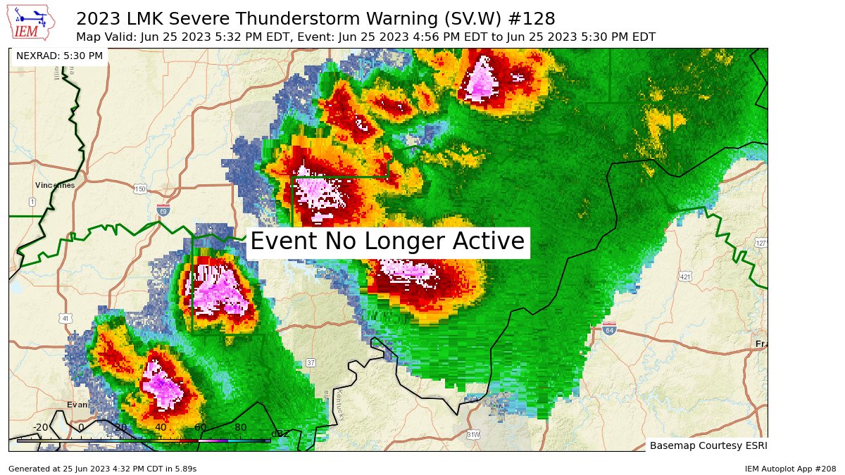Dynamic Weather Agency LLC. Indiana on Twitter "LMK expires Severe