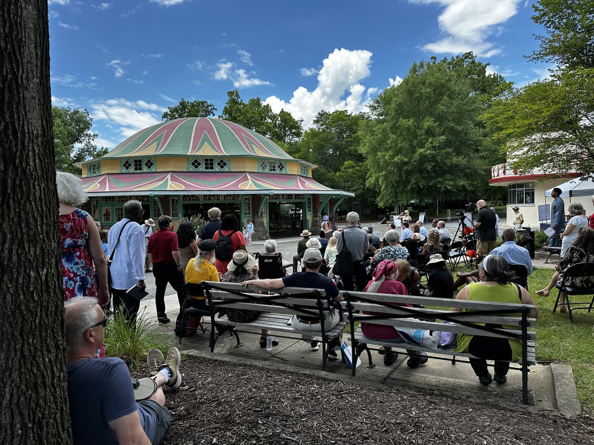 Glen Echo is a National Park and a Montgomery County treasure. Today we honored the demonstrators who were vital in the desegregation of the park decades ago. What started at Glen Echo became a rallying cry that the whole nation eventually heard.
<a href="/glenechopark/">Glen Echo Park</a> 
<a href="/revelsdc/">Washington Revels</a>