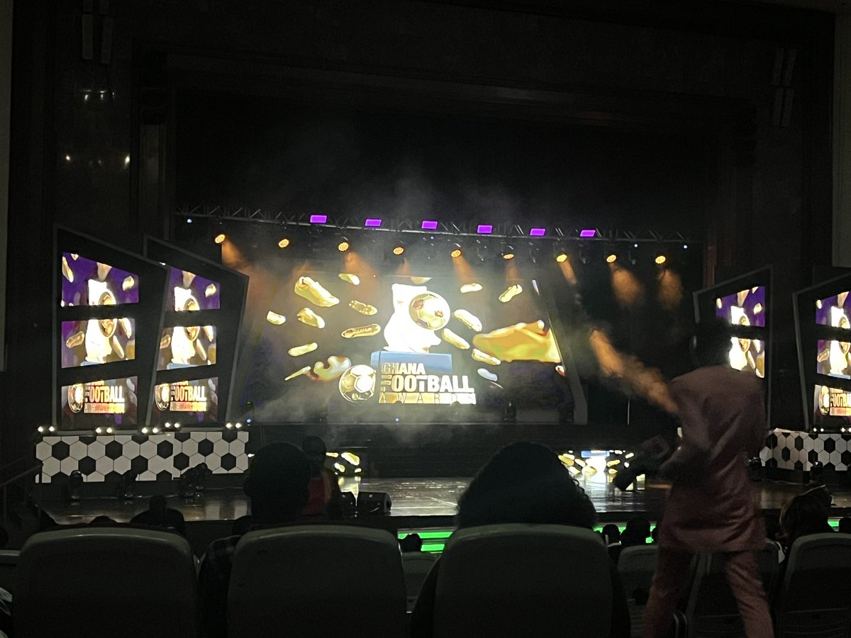 We are live! Link if you’re around! 
#GhanaFootballAwards