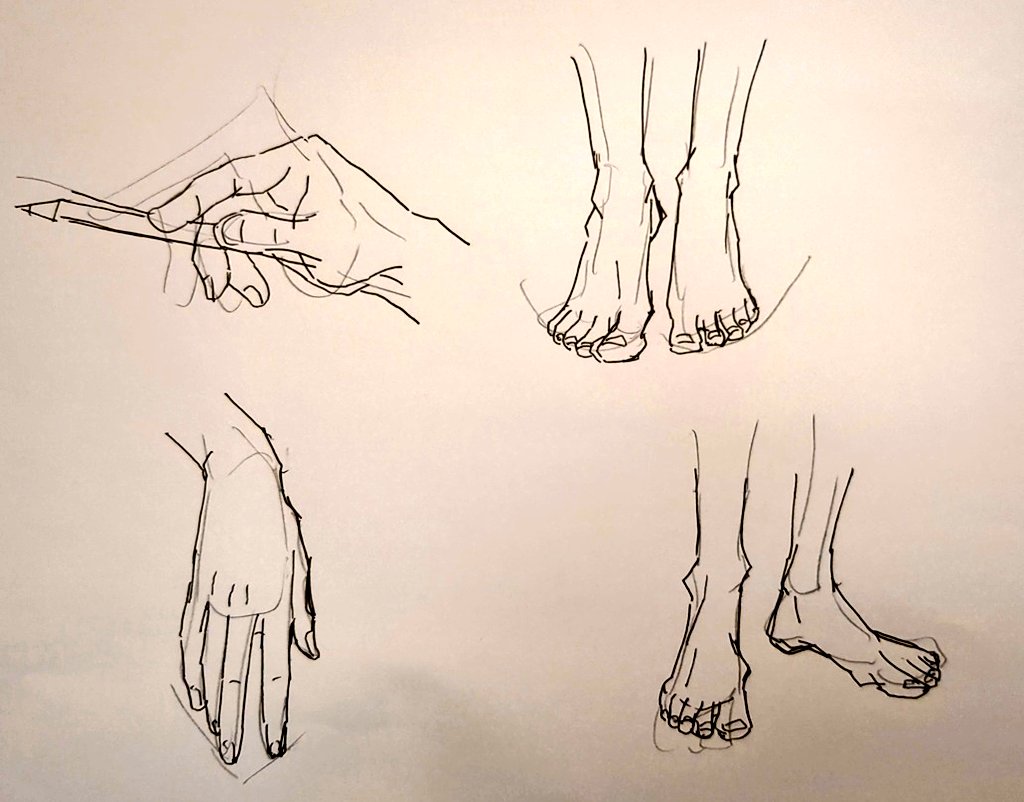 #1日1模写 Ⅲ　181/365
今日は手足と電話ボックスてした✨
背景のパースを、パッと取るの難しい💦
でも頑張るぞ〜🎉 https://t.co/gH4rUYtBRl