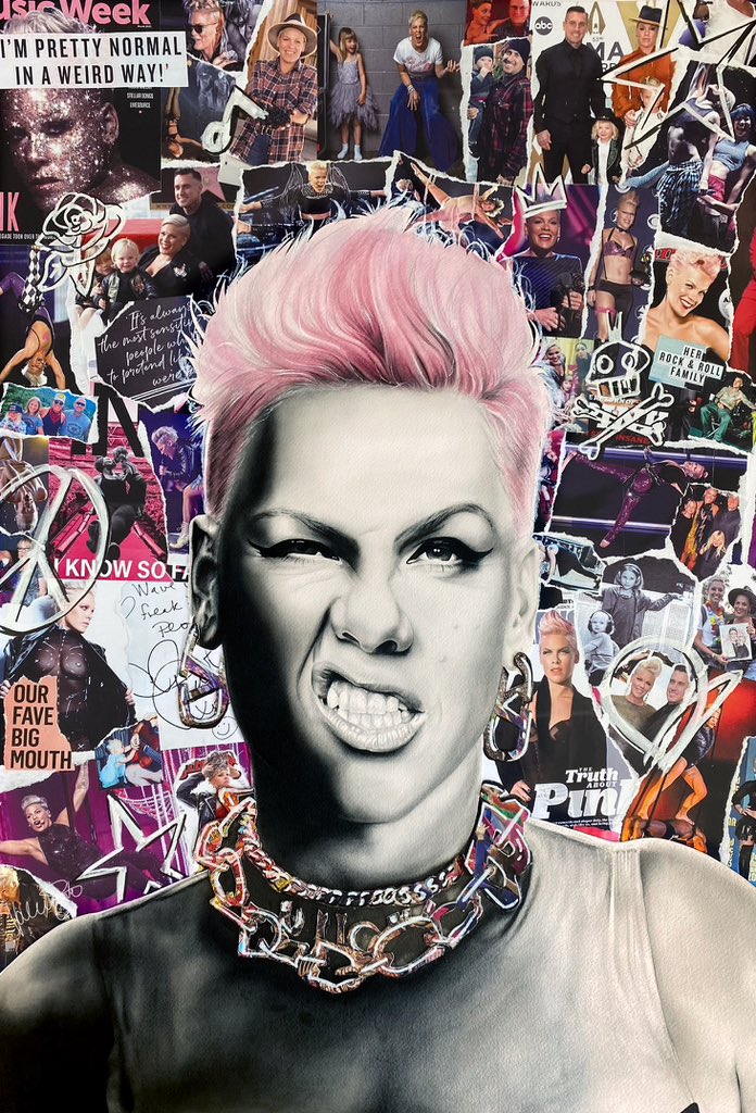 Almost time for GWEN STEFANI and then P!NK! Can’t wait! @pink #SummerCarnival #pink #art #hellyeah