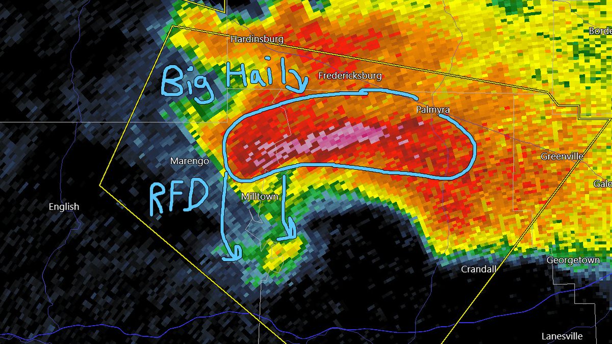 Storm_101 on Twitter "A look at the Supercell in Milltown IN. A couple