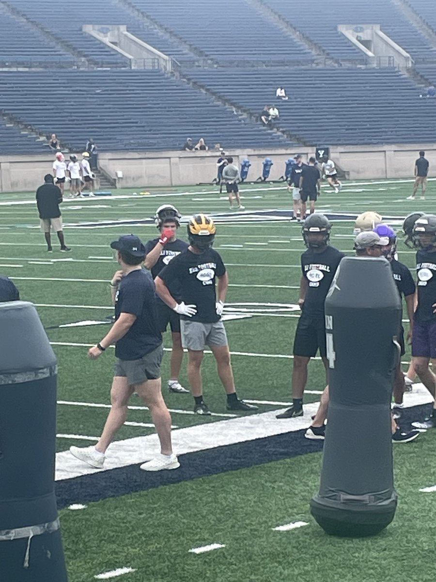 HunsakerTurner's tweet photo. I had a great day and got better at Yale today. Thanks for the opportunity to compete and get better! @yalefootball @StevenVashel @coach_smcgowan @CoachRenoYale https://t.co/lHi30OIOxx