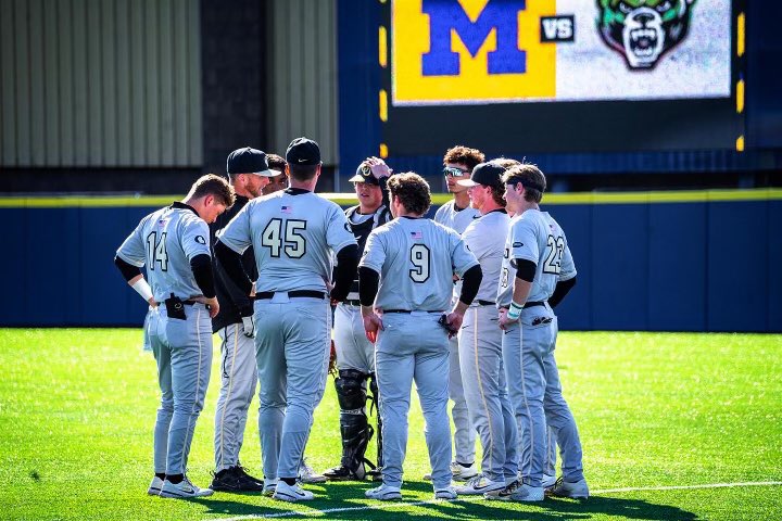 I couldn’t be more excited and proud to fulfill my lifelong dream of playing Division I baseball. I can’t thank my coaches enough, especially @TRima23 and @SuccessLvsClues as well as God and my family for helping me achieve my dream. Can’t wait for the next 3 years @OaklandBSB!!