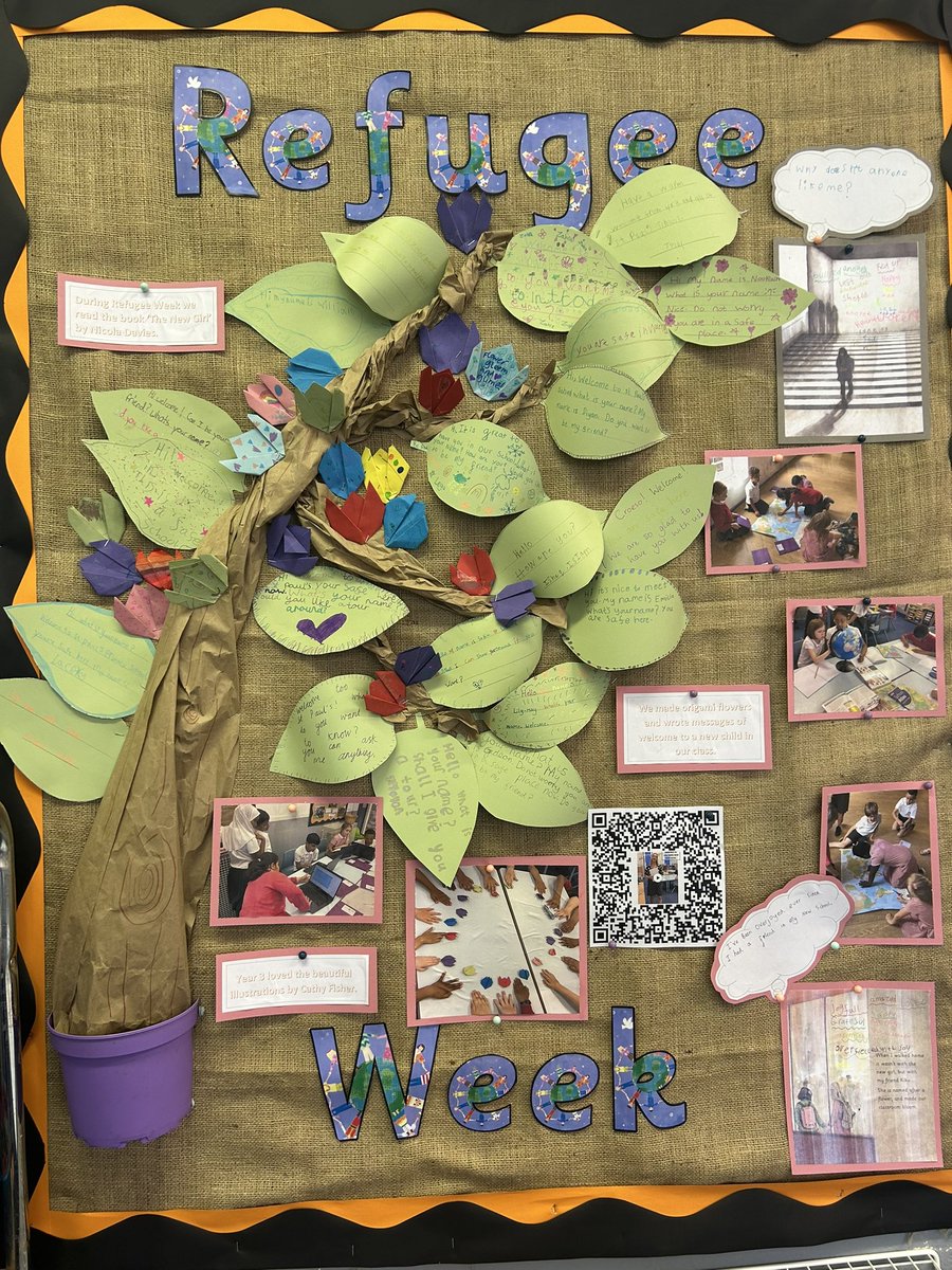 The year 3 team are extremely proud of the work produced by the children for Refugee Week. #RefugeeWeek2023