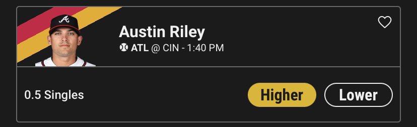 First free Underdog pick of the day‼️Austin Riley over 0.5 singles. Like if you’re tailing! #PrizePicks #underdogpicks #NBA #MLB #NHL #WNBA #NFL #sportsbettingtwitter #GamblingTwitter