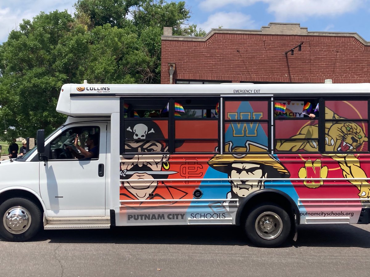 Oklahoma City Public Schools and Putnam City Schools represented at this year’s OKC Pride  parade because LGBTIQA+ students, teacher and staff exist. #oklaed