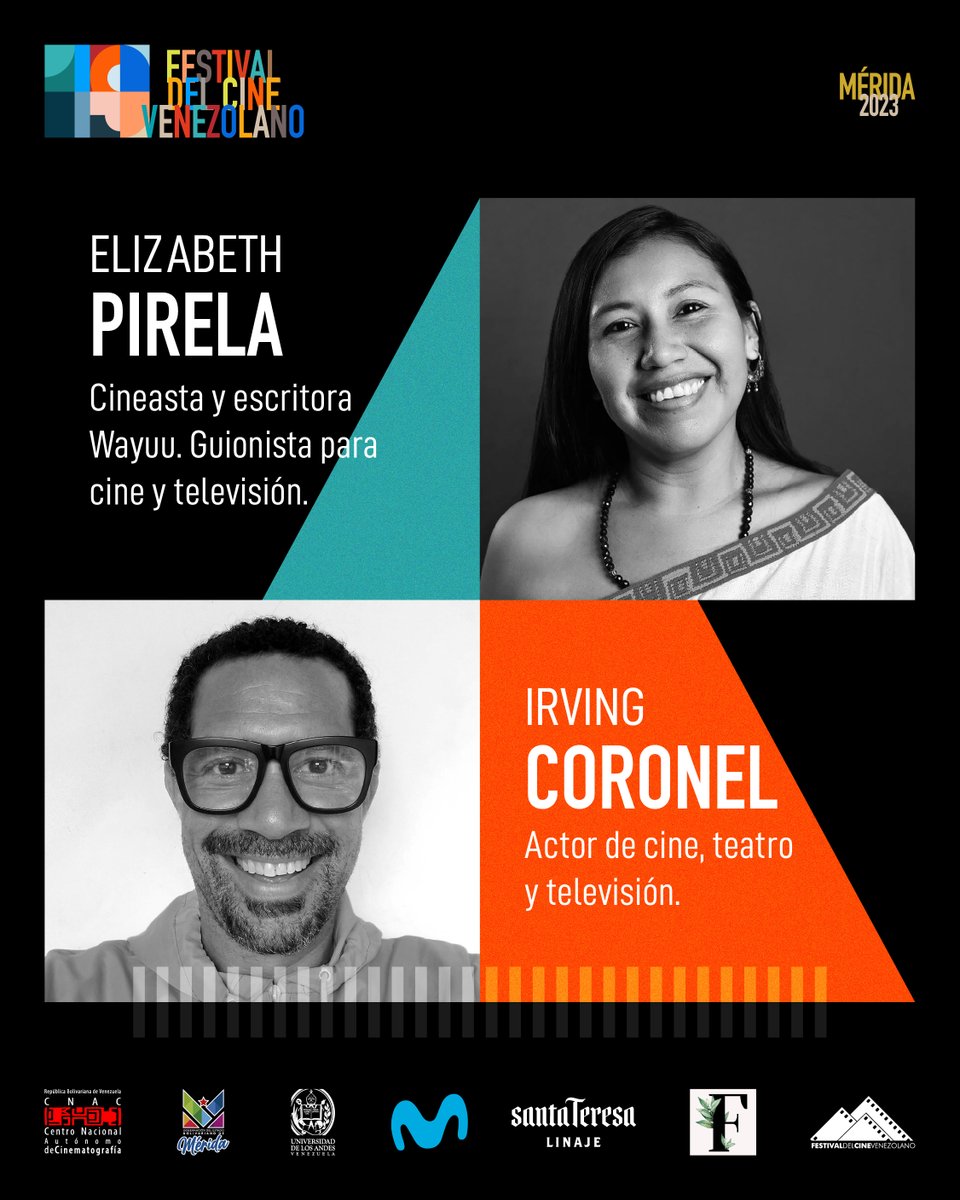 Fest_CineVzlano's tweet photo. Ponentes invitados al PENSAMIENTO VISUAL: “El Festival de Cine como plataforma para impulsar tu carrera” que se realizara los días 26, 27 y 28 de junio.

- ELIZABETH PIRELA

- IRVING CORONEL

- MARIANNE AMELINCKX

- RODOLFO COVA https://t.co/Rc1MMgYOmg