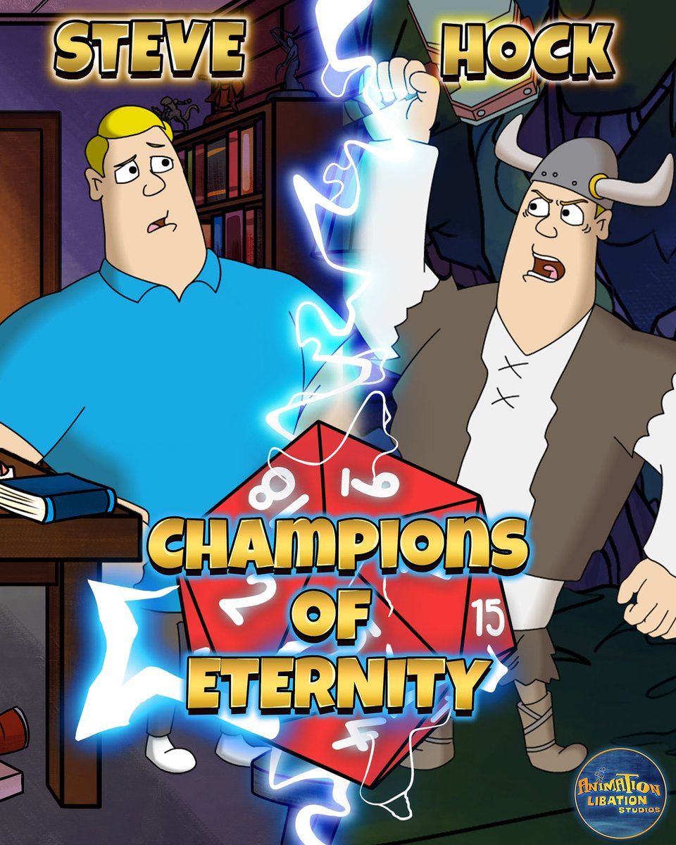 Meet Steve; a born athlete, thickheaded college drop out. He got a job at the local sporting goods store, Sportz. 
In the world of Mylandia, he's Hock "the Crusher", a barbarian from the northern realm, he is quick to anger, slow of wit, yet a gentle giant.
#championofeternity
