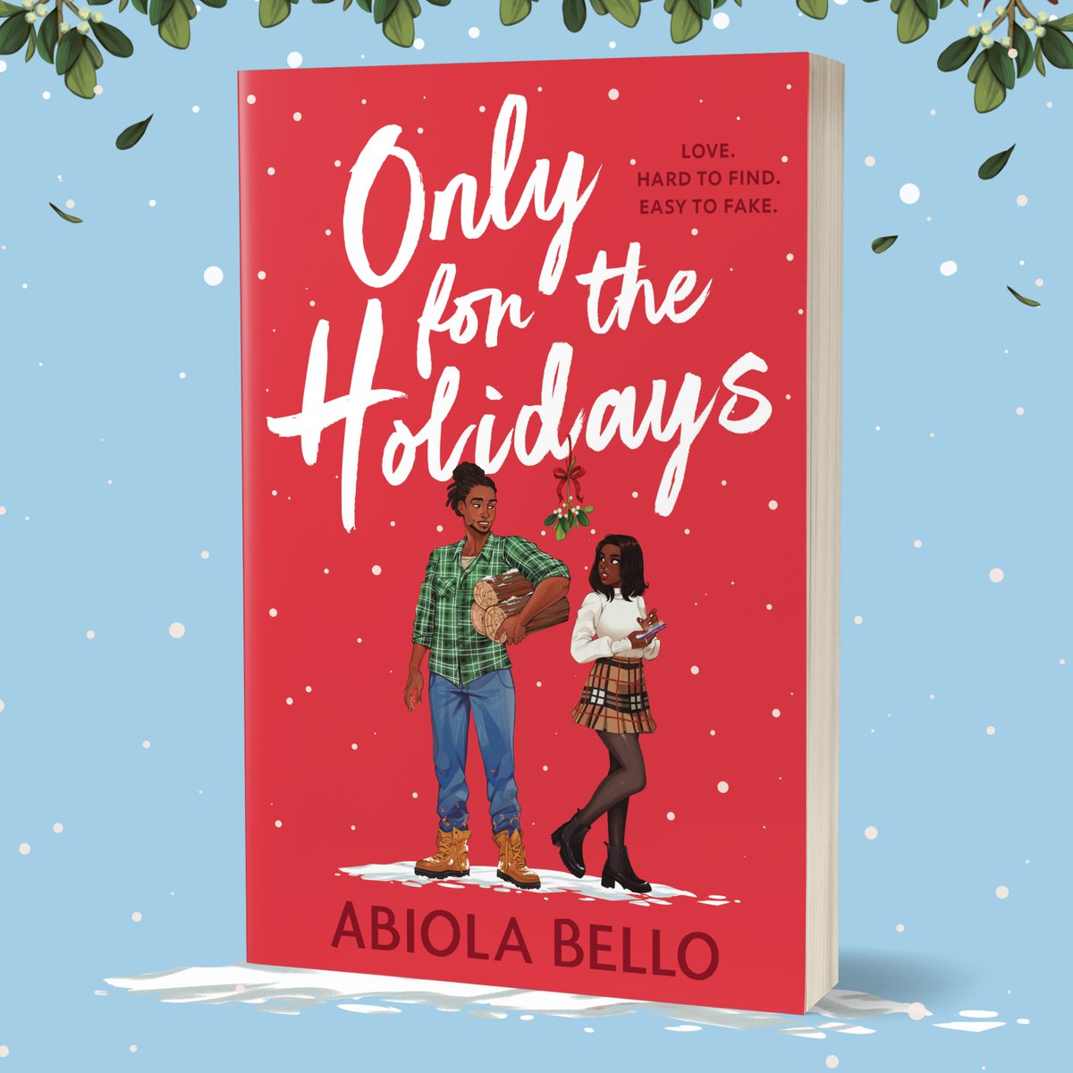 ❄️ COVER REVEAL ❄️
My second YA novel Only For The Holidays! City girl Tia Solanké &amp; country boy Quincy Parker.
It's giving 
👩🏾‍🤝‍👨🏿 Black love 
💕 Fake Dating 
🇳🇬 Nigerian rep
🚫 Toxic exes
💃🏾 A ball 
This cover though 😍 Caroline Garcia
Out Oct 12th. 
waterstones.com/book/only-for-…