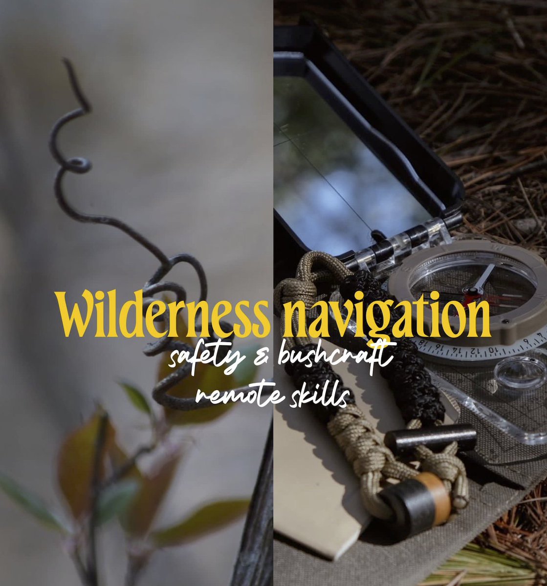 UPCOMING WORKSHOP 🗺️🌲 Learn essential skills for outdoor adventures including how to navigate with a map and compass, start a fire and build a shelter! 2 day workshop at the Station; Jul 15-16 or Aug 12-13 Email bushcraftology@gmail.com for details/reg
