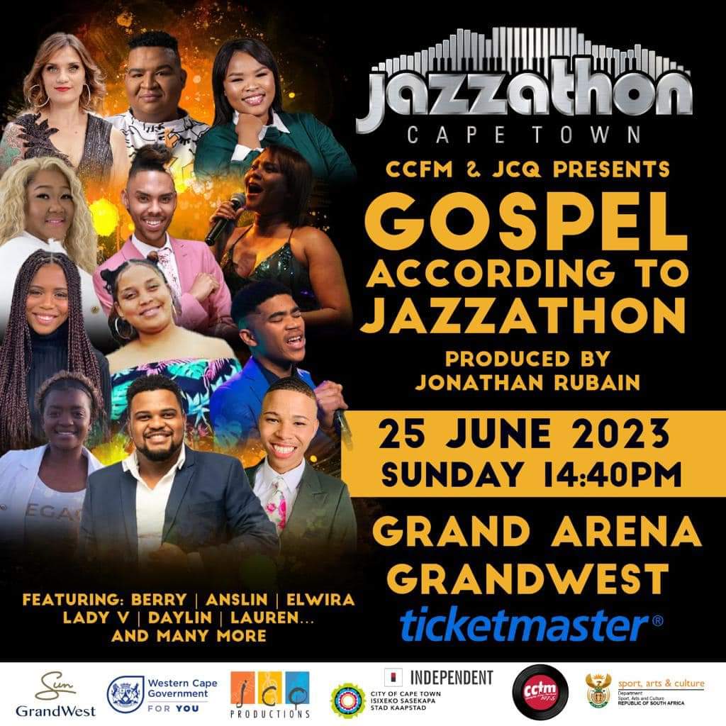 CharlieJ1213's tweet photo. Gospel According Jazzathon Cape Town - !!! 🔥🔥🔥 @jonathanrubain @ChadleighGowar @MJacobsSport @CCFM_1075 @AnslinGysman @DaylinSass @elwirastandili @JodiJantjies1 @CityofCT @GrandWestSA

#CapeTownJazzathon #Parkan #TicketMaster #JonathanRubain #CCFm #JCQ https://t.co/pTQFryOExj