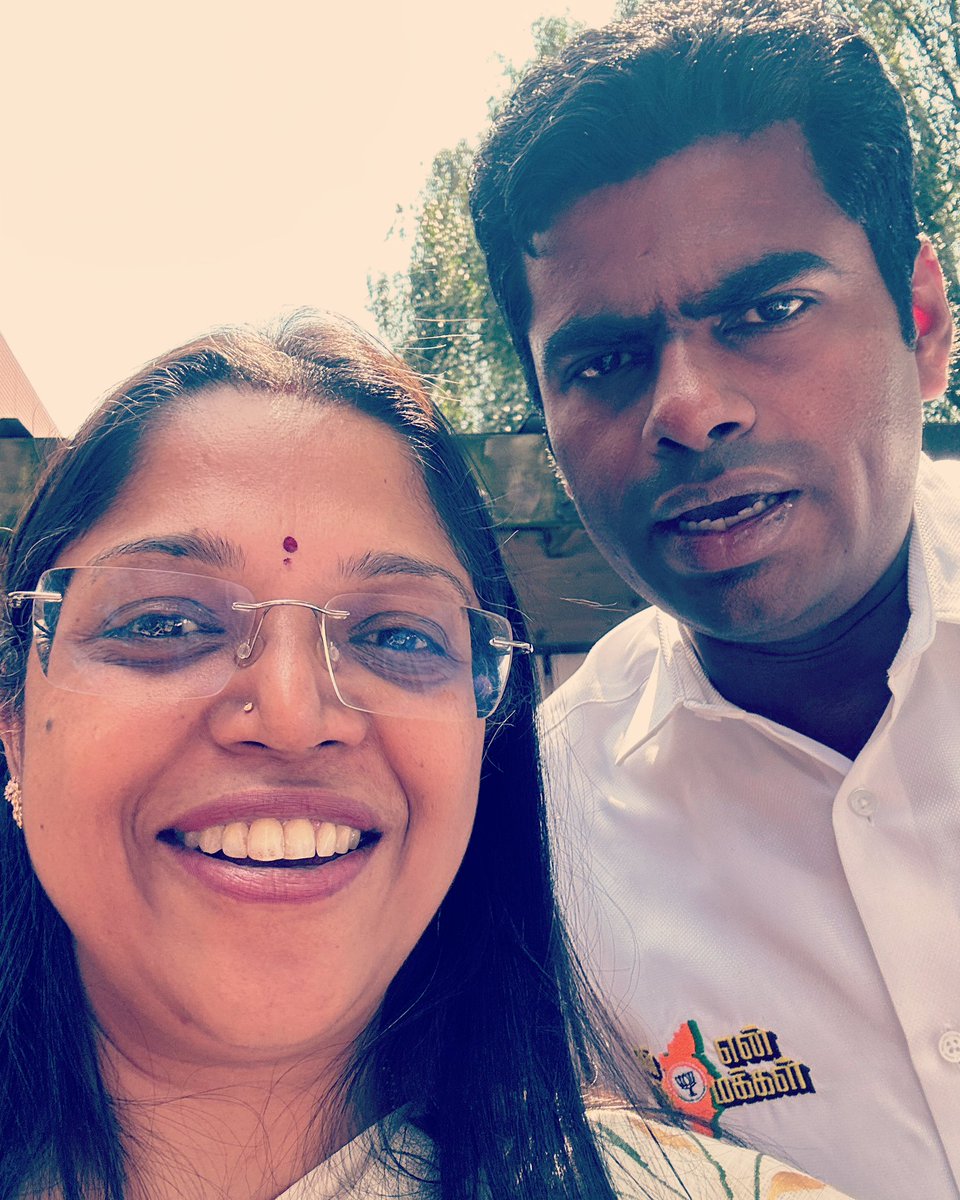 docsushmagp's tweet image. #annamalaiinuk #Annamalai #singham 
Thank you, @annamalai_k for Kindly agreeing to the Selfie. Thank you, Future PM of Bharat. I will cherish this 🙏