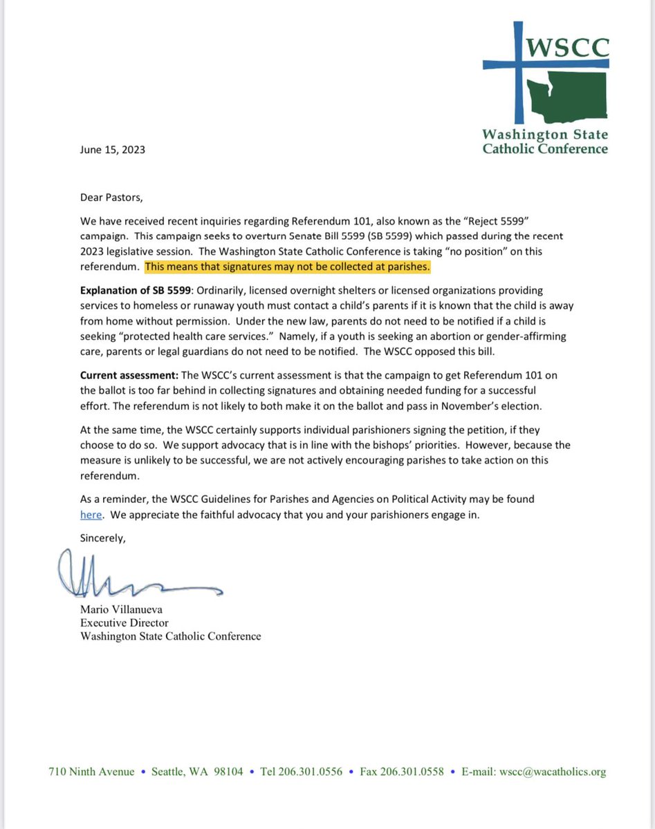 jasonrantz's tweet photo. The Washington State Catholic Conference is effectively helping minors seek abortions and “gender affirming care” without parental consent by stalling efforts to overturn an extremist bill Democrats pushed through. Their reasoning makes no sense. https://t.co/oZwZx3dMRt