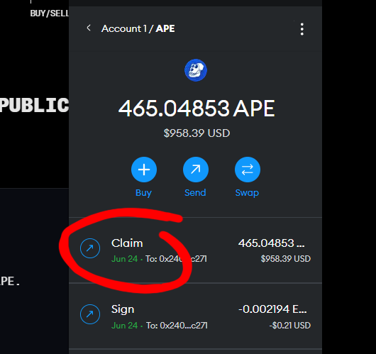 🚨 Have you claimed your $APE coins yet?

Check eligbility now:
🔗 apecoins.gg/airdrop

$LOYAL #NFTsales $KAS #NFTs $HEX $XEN Pauly #WEB3 $MONG #linea_eth #ETH #BTC #Bitcoin #BEN $MANA Yuga #BTC $GALA $OP $CAPO $APE #APE #BAYC #MAYC #Uniswap #USDT $USDT $PSYOP $BEN