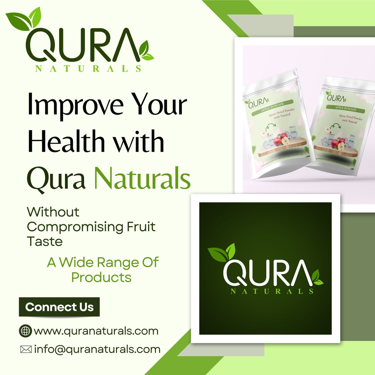 QuraNaturals's tweet image. Say goodbye to synthetic supplements and hello to Qua Natural! 🌱🥦 Our natural process of fruit powder will help you achieve optimal health.

info@quranaturals.com
quranaturals.com 

#quranaturals #fruitpowder #fruit #powder #dehydrated #spraydried #freezedried