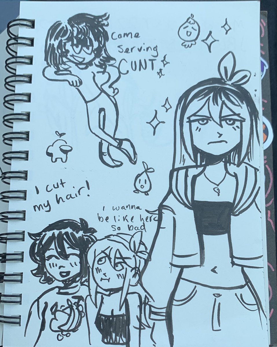 Various sketchbook doodles from the other day