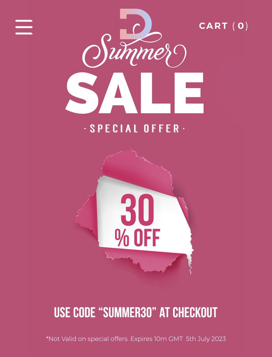 Doxy's tweet image. Check out our summer sale #sweating