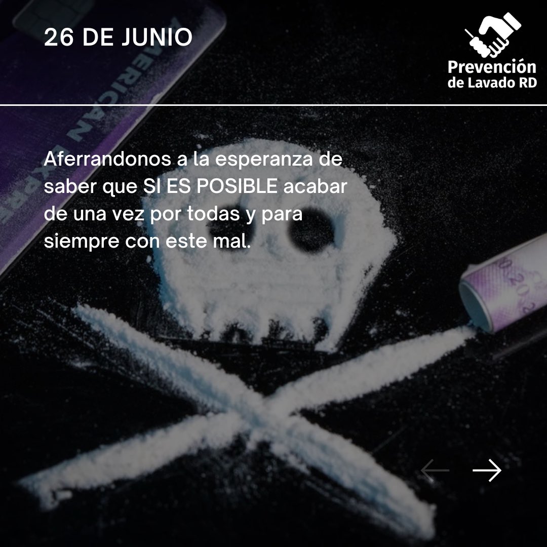 Prevenciondlrd's tweet photo. 💙📩🗣

#díamundialcontralasdrogas 
#prevenciondlavadord
#traficodedrogas 
#lavadodedinero https://t.co/AoB6zj4GjT