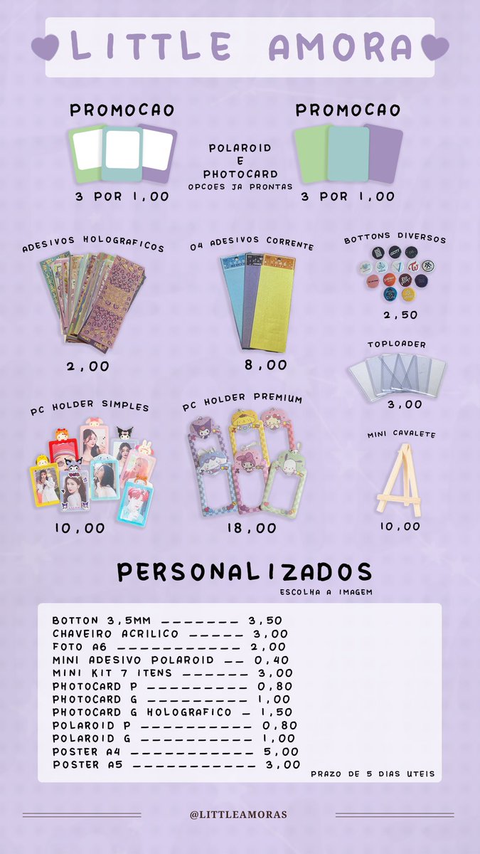 LittleAmoras's tweet photo. Sábado 01/07 estaremos presente no PICNIC ENGENE RECIFE!! esses são os itens disponíveis para reserva e venda física 🫶🏻 https://t.co/fUmpJdmj9M