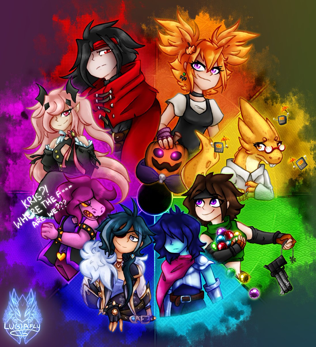 ✨✨✨ THE COLOR WHEEL IS FINISHED. ✨✨✨

#FFVII #FF7 #FFVIIR #FF7R #SHAMANKING #Undertale #Deltarune #GenshinImpact