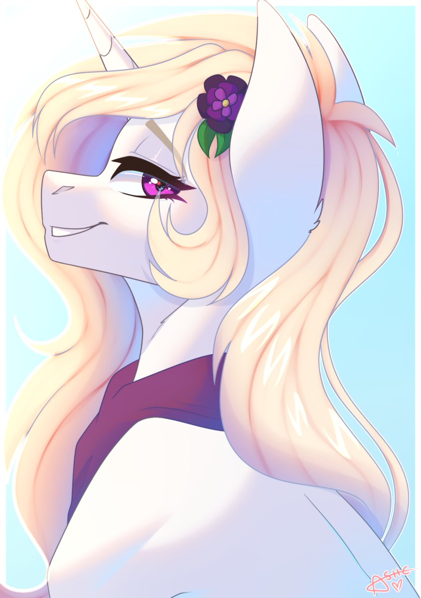 Finished shaded headshot for @xipheros <3 
 . 
 . 
 .  
#commissionsopen #commission #commissionme #commissionart #CommissionSheet #artcommissions #lookingforartist #lookingforcommission #artistforhire #mlp #mylittlepony #Brony #emergencycommissions